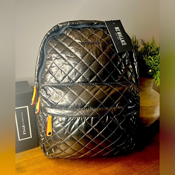 MZ Wallace Metallic City Backpack (New)